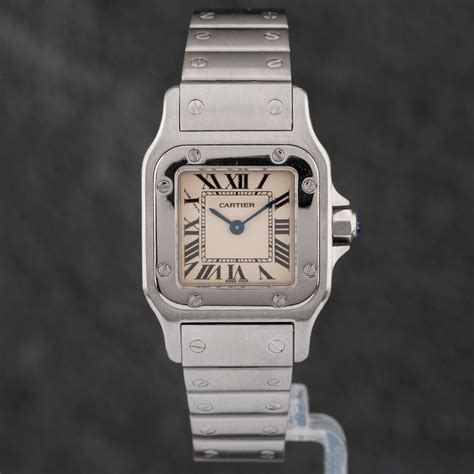 second hand cartier santos watch|cartier santos galbee second hand.